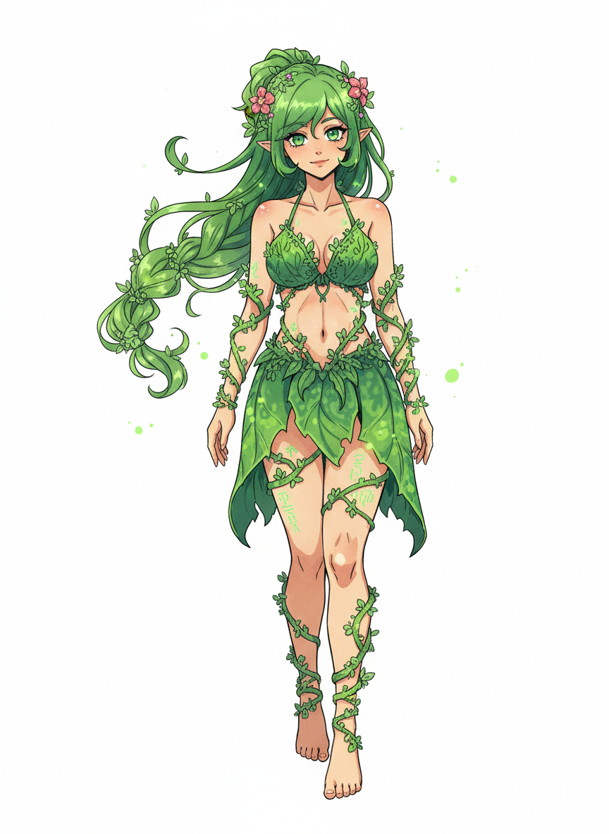 The dryad from terraria