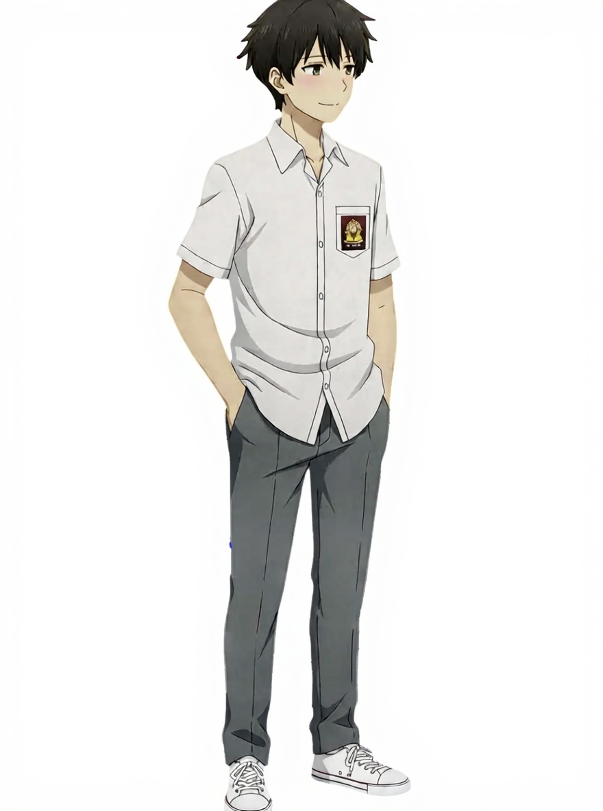 Bete with High School Uniform