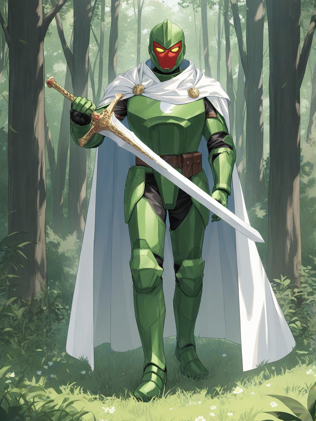 My OC cavaleiro verde