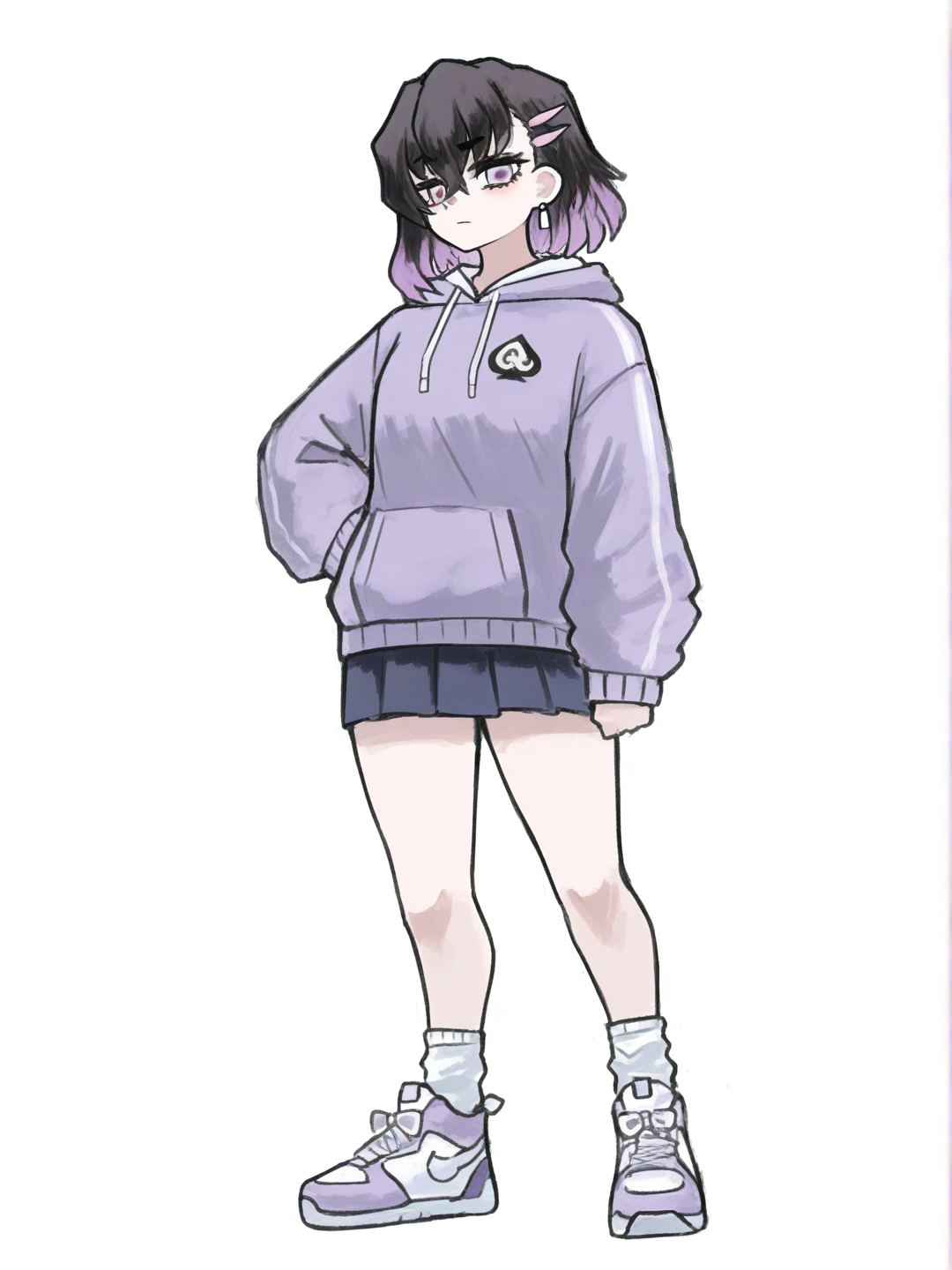 Quando ela tinha três anos o pai e a mãe dela morreu e ela foi capturada por cientistas e os cientistas a transformaram ela em uma oni