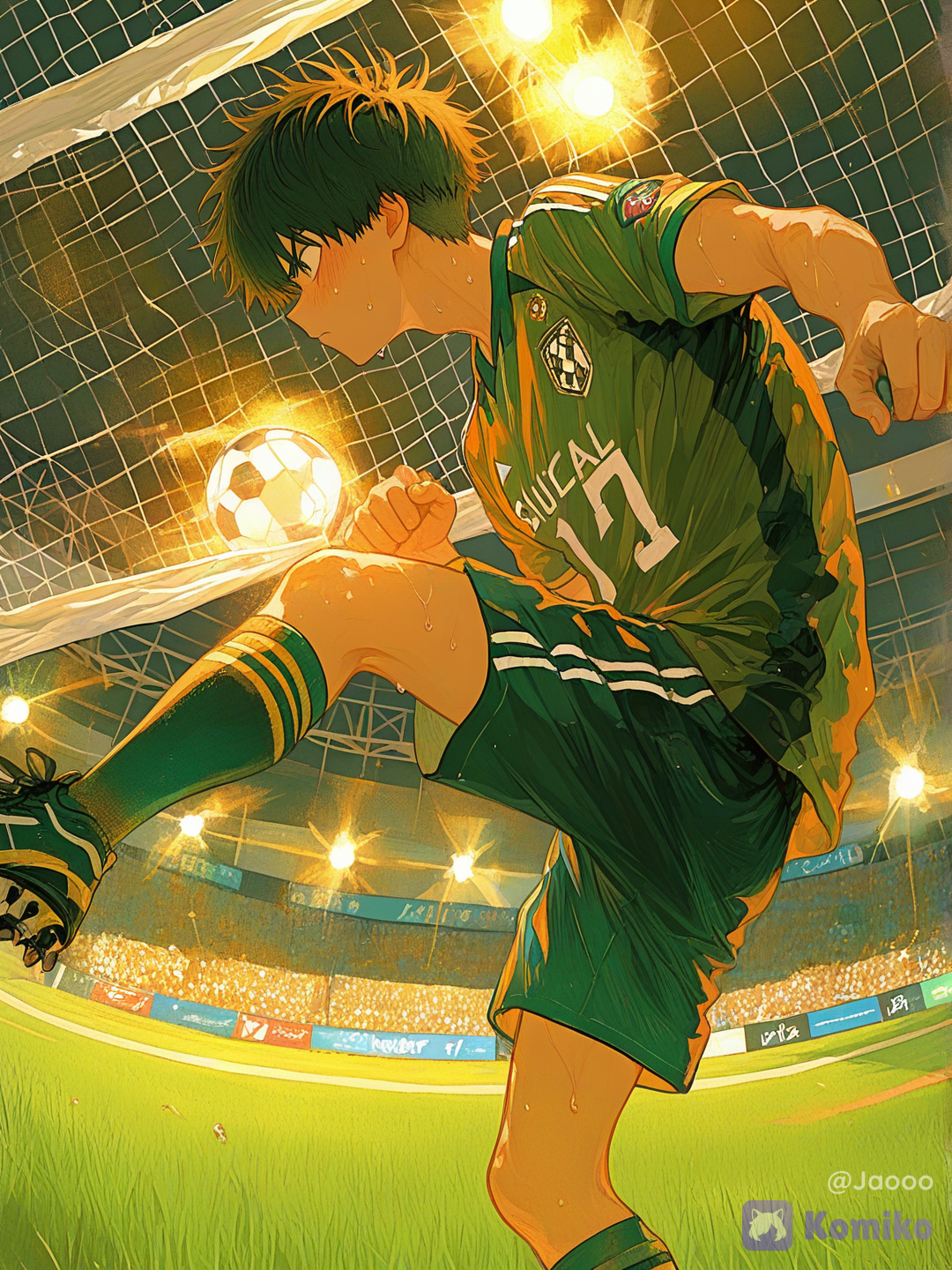 he es very talent soccer player