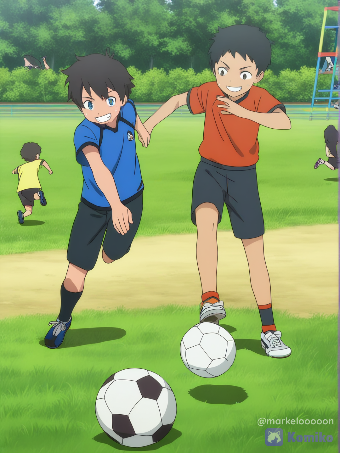 is chil playing soccer in USA