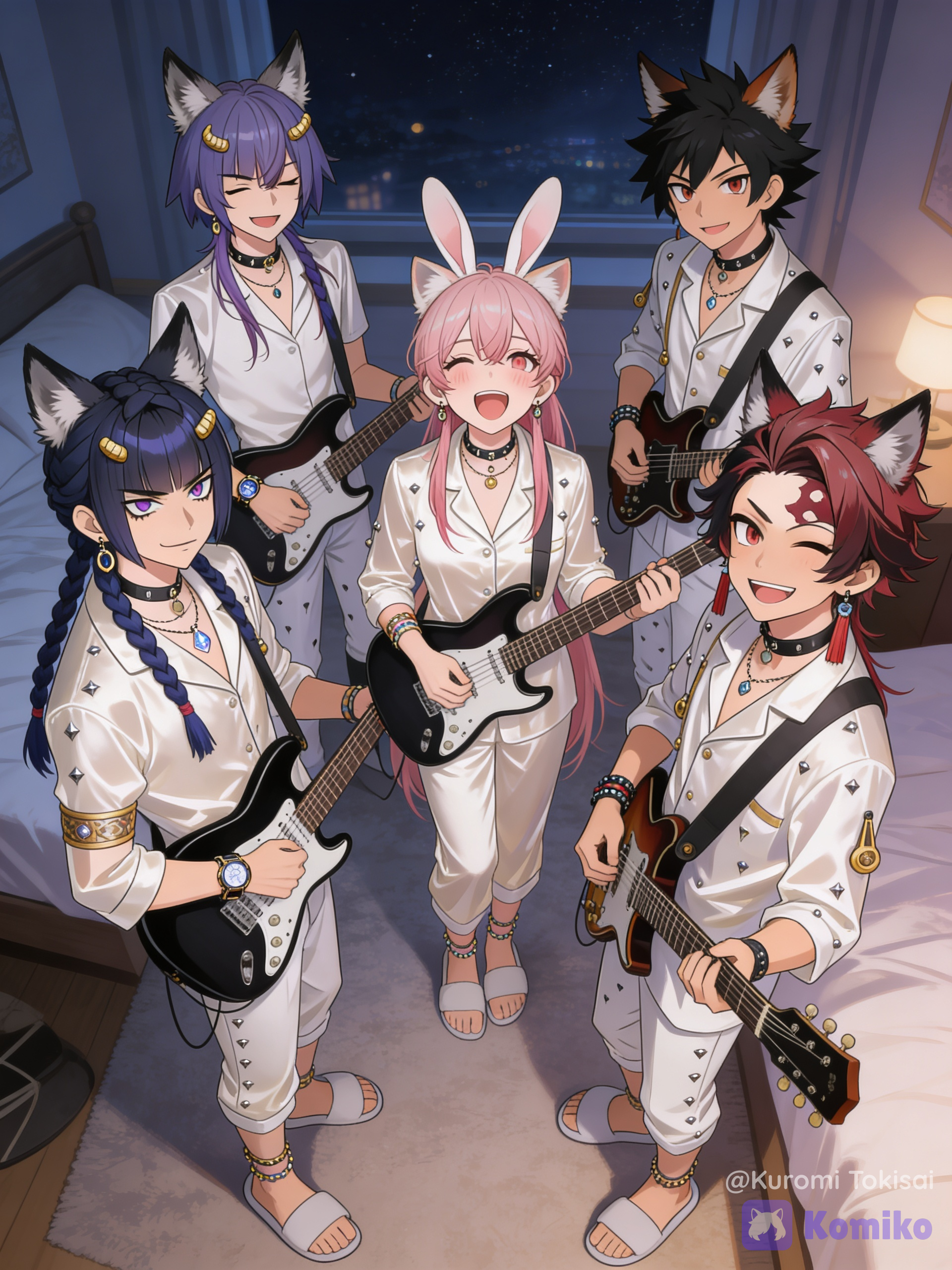 Sleepover with the boys