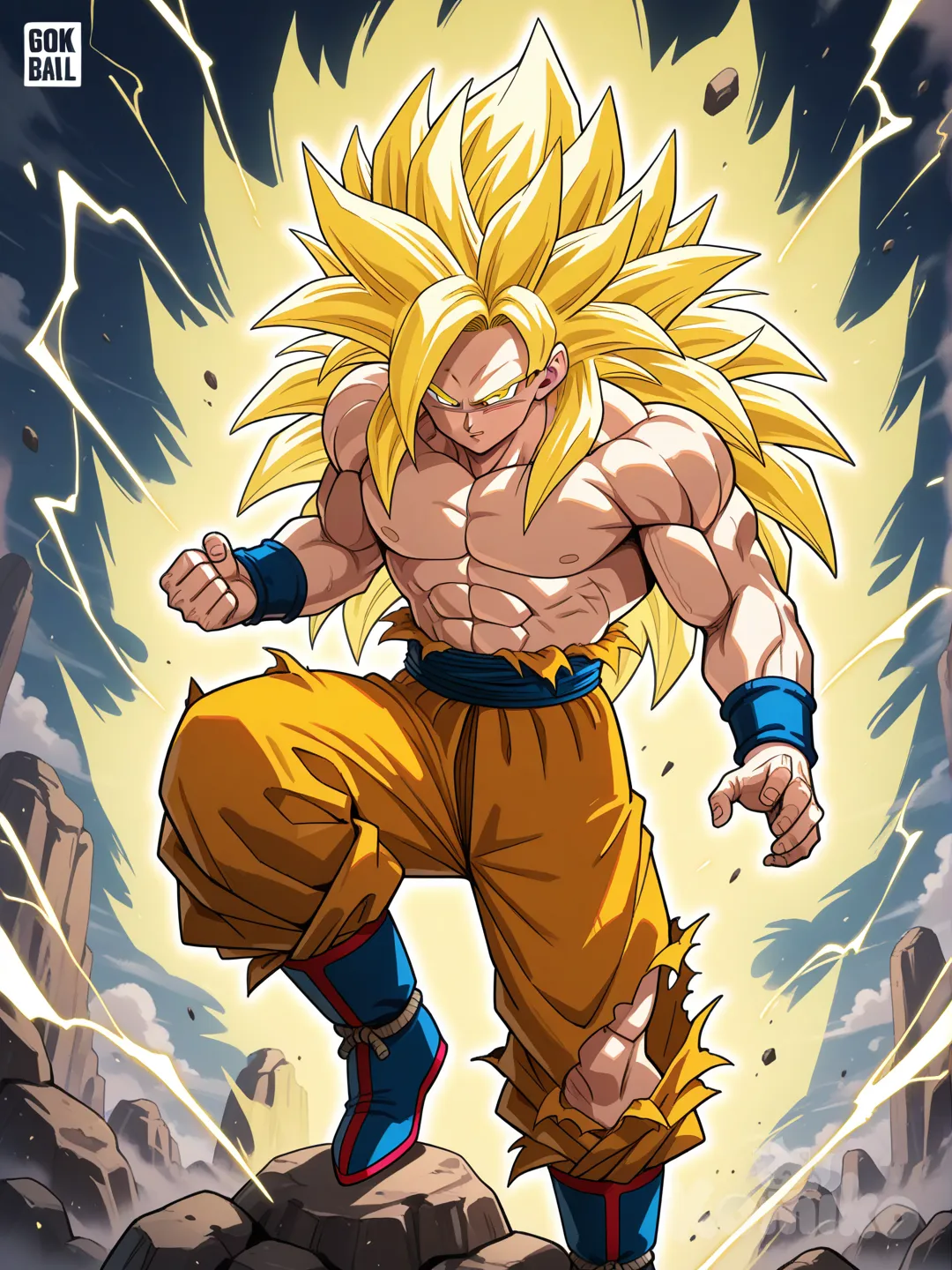 Goku super saiyan 3 ezen