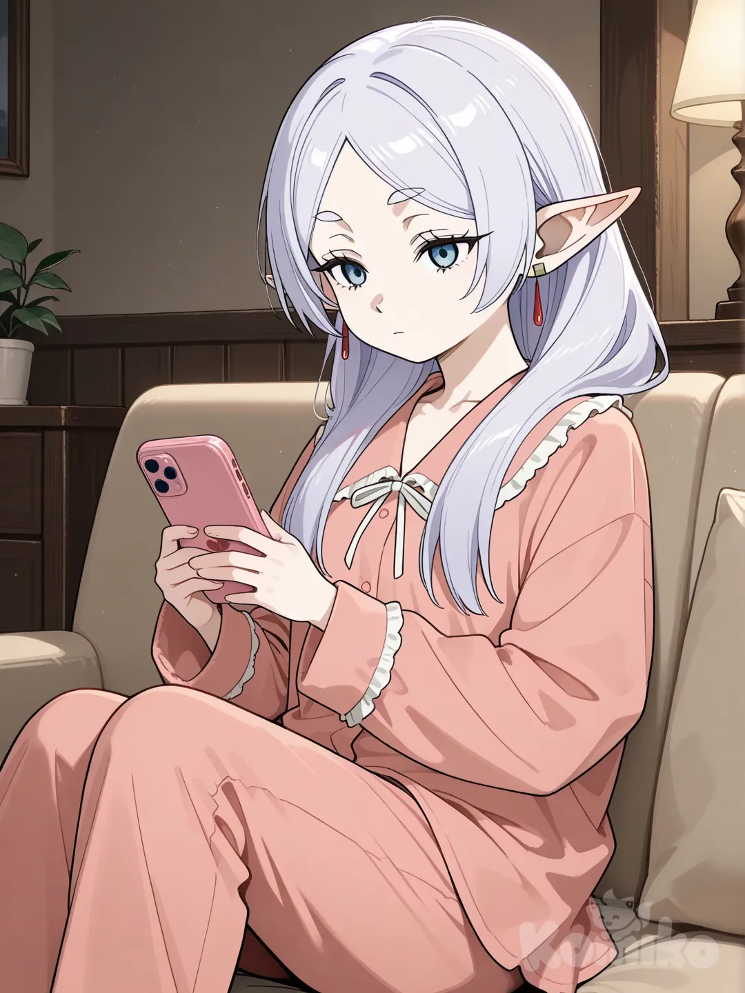 Frieren on a simple day.