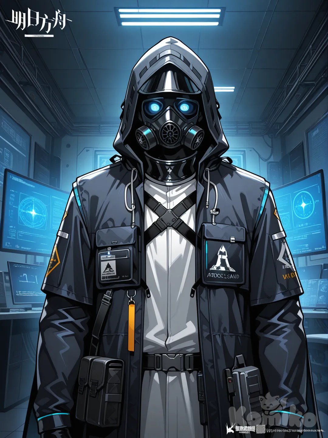 Mysterious anime-style character