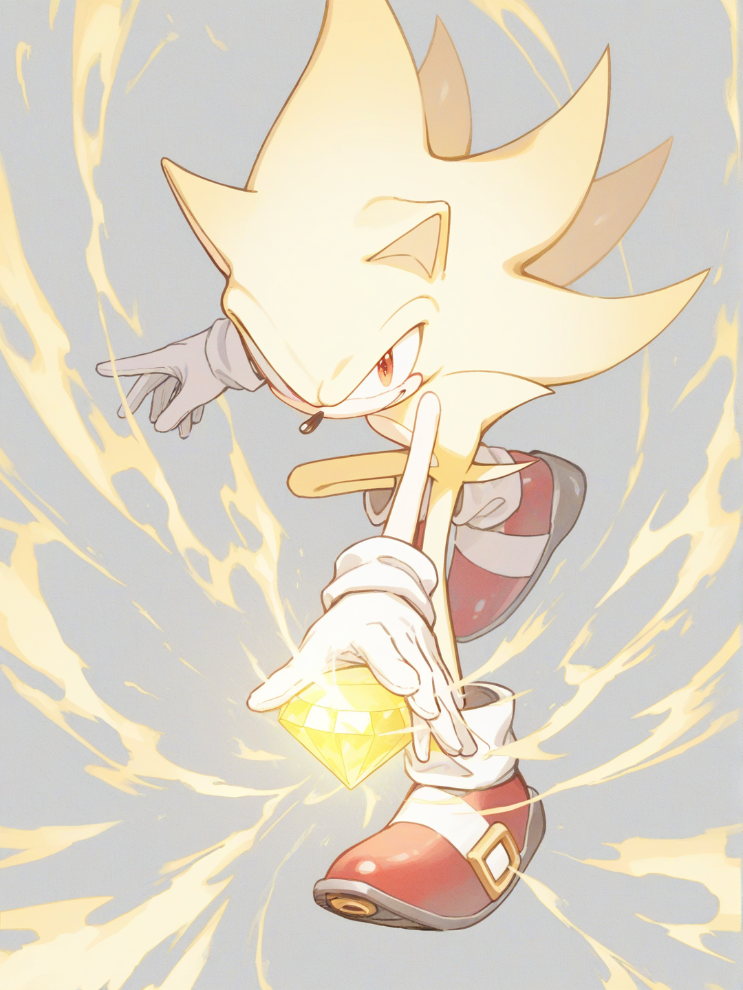[soft-pastel-style]Super sonic the hedgehog, sonic the hedgehog \(series\)
