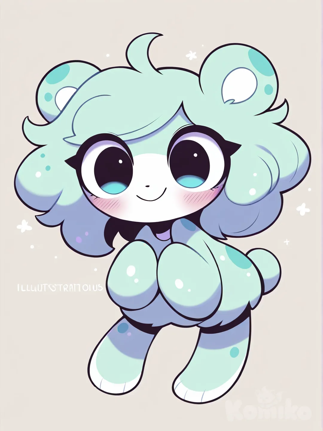 my oc as poptoon style