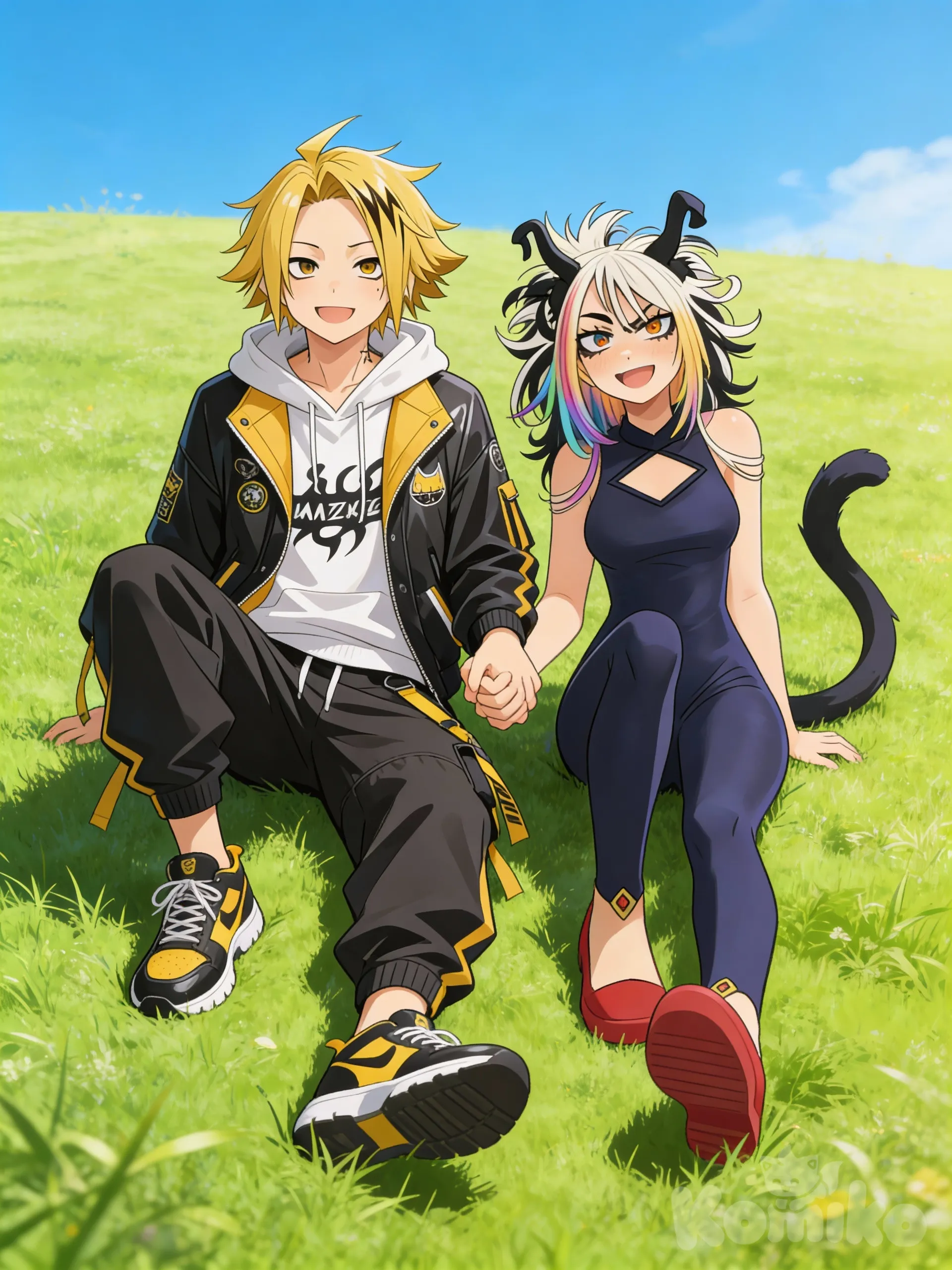Denki Kaminari and Yuki Bakugo!