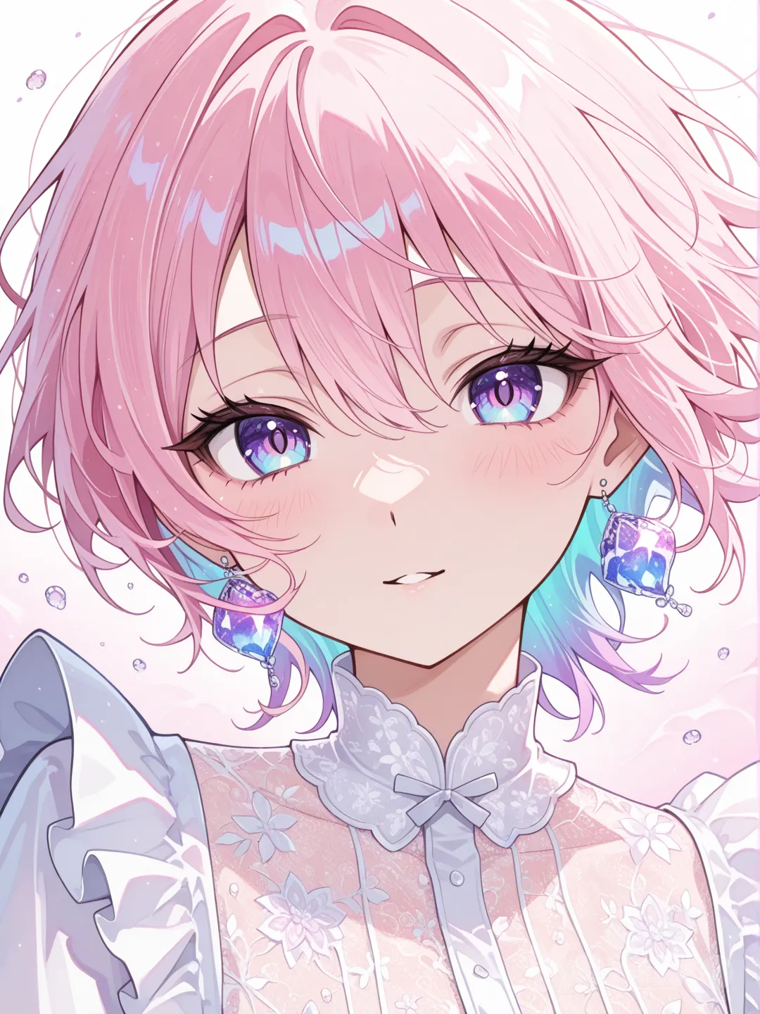 anime girl, beautiful face