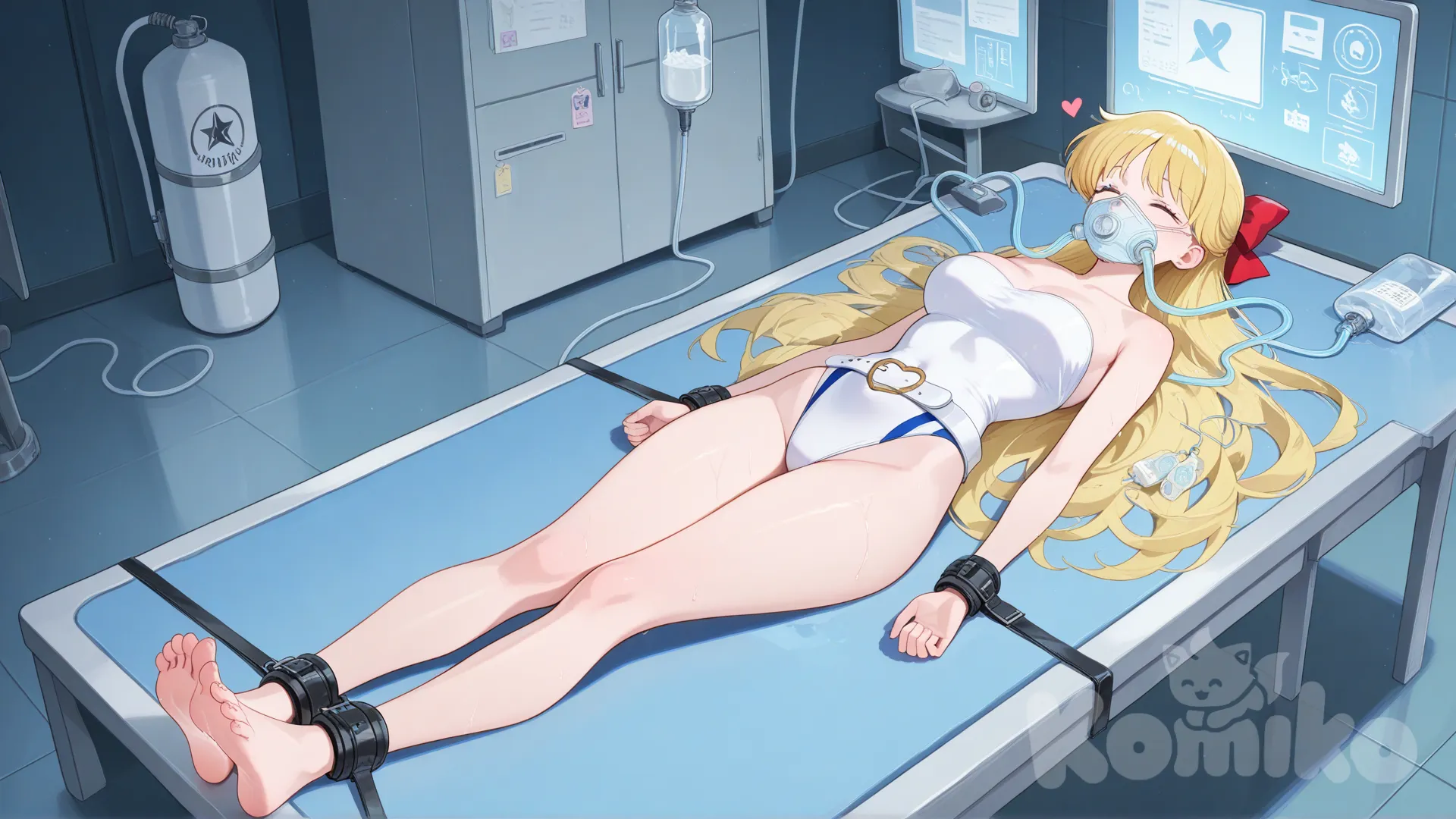 Minako about to be experimented on