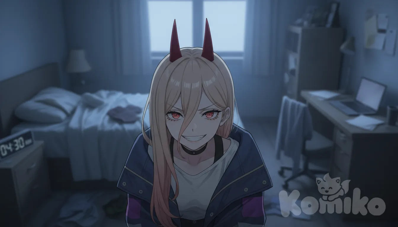 파워：오이、네 방에 나 있는 줄 몰랐어？