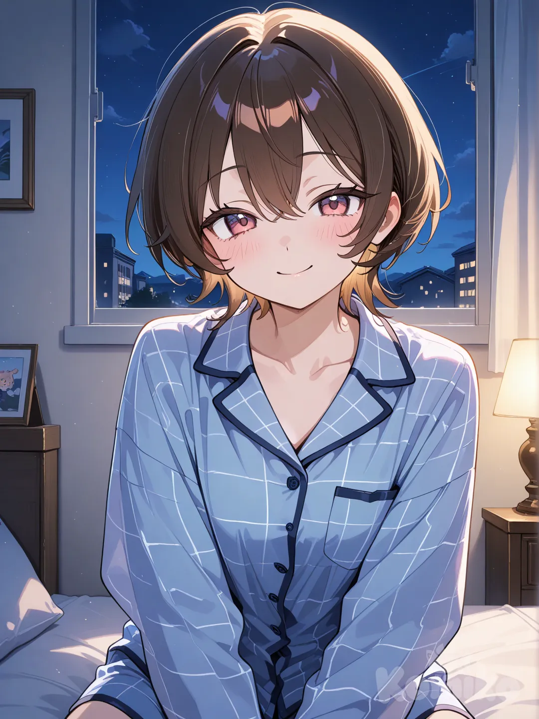 En pijama para dormir 