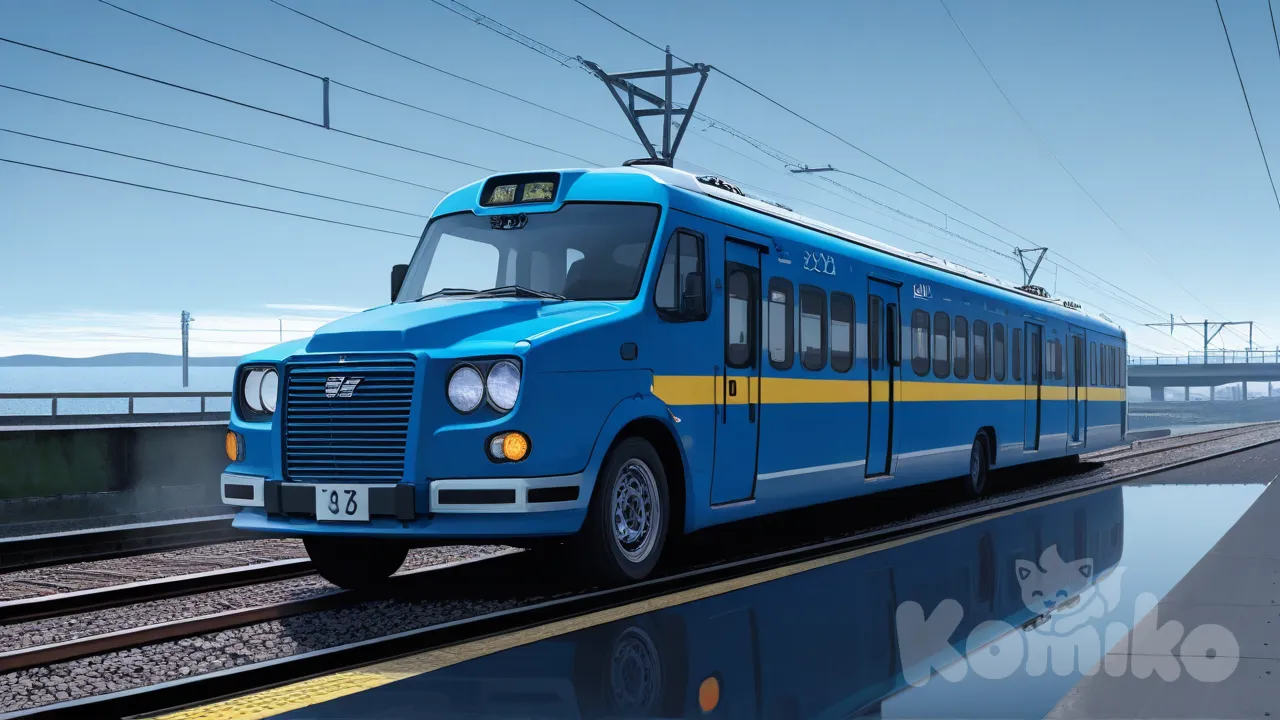 It's a car? It's a train? It's a bus?