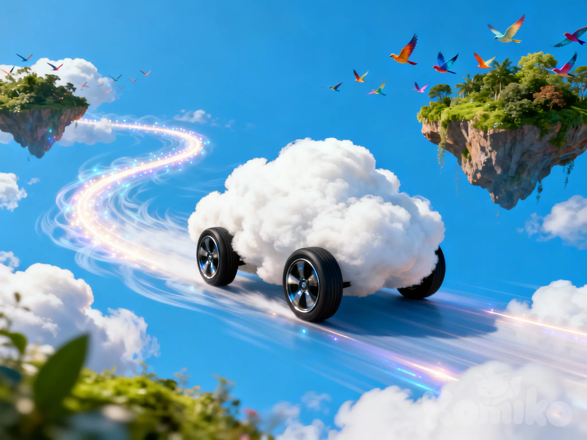 Cloud Car found Sky Island