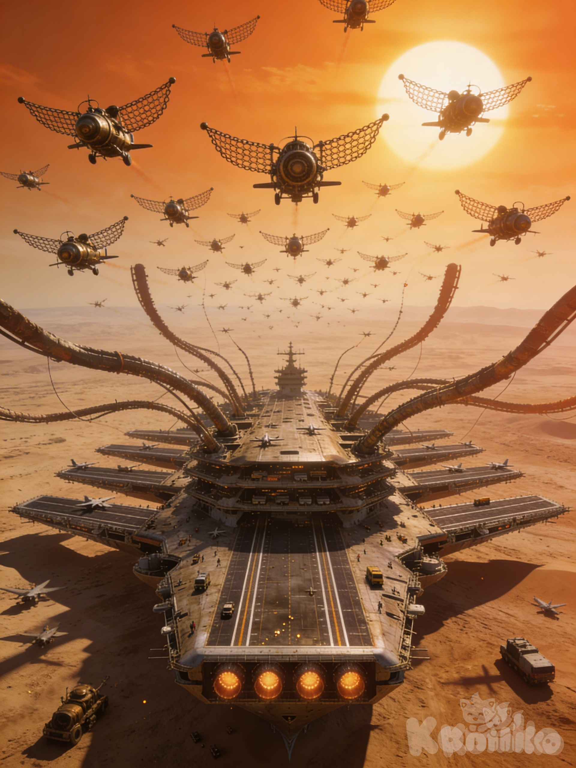 The Iron Brood swarming The Motherboarder