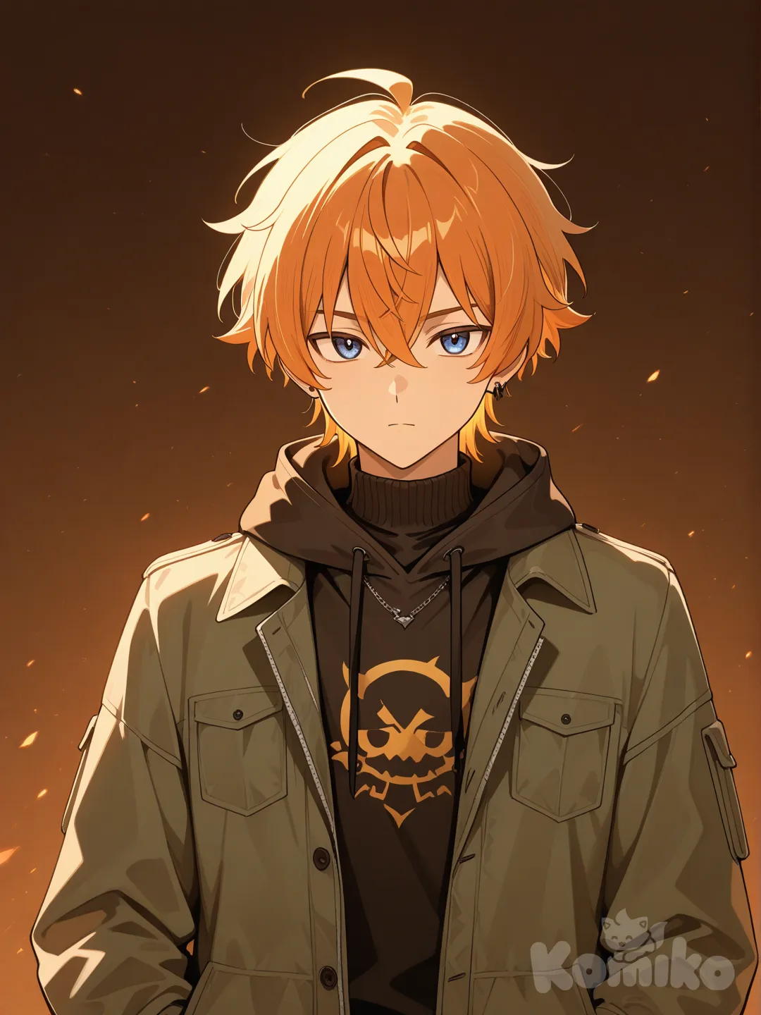 anime boy, handsome character, anime art style