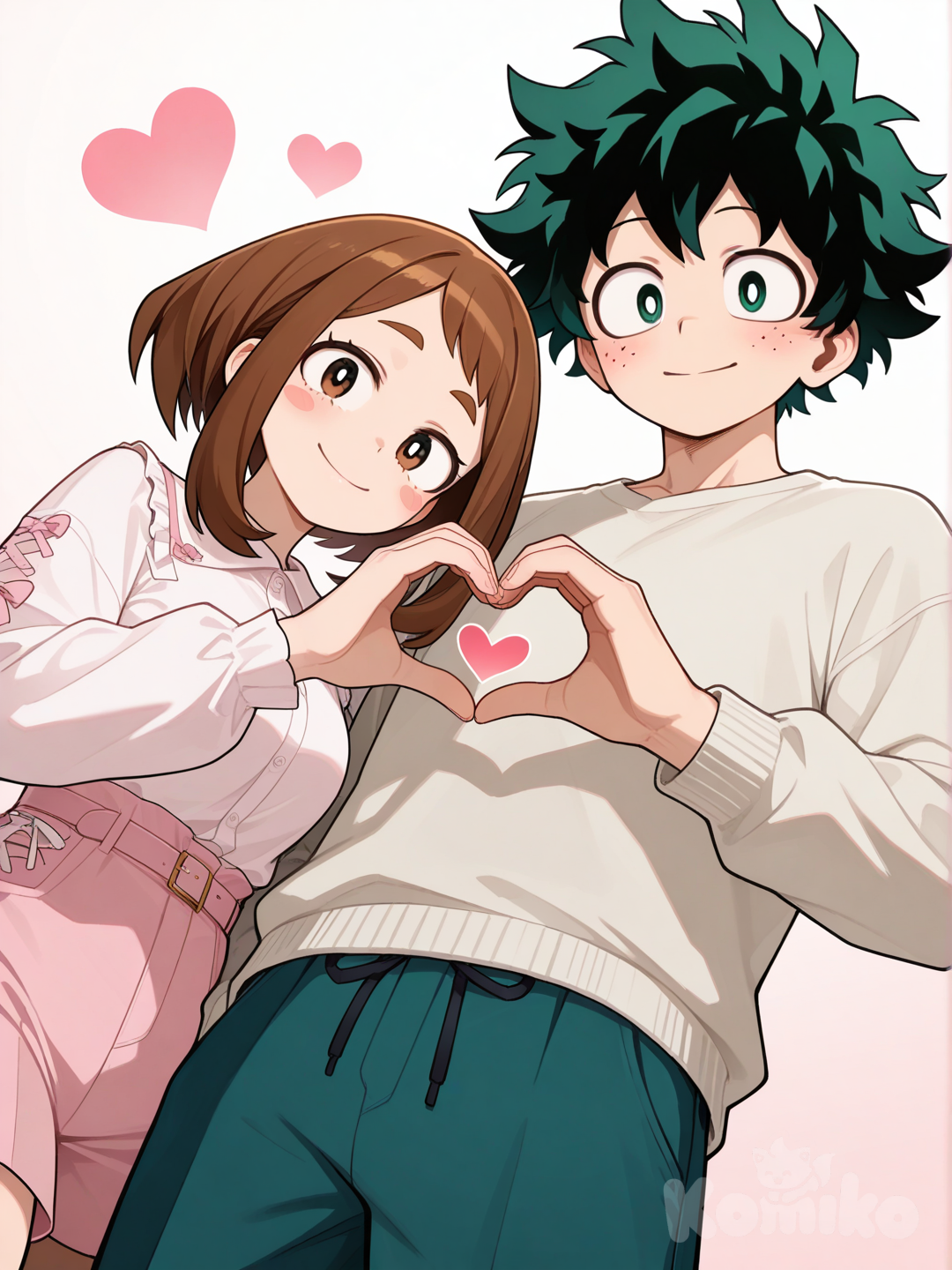 Ochaco i Izuku