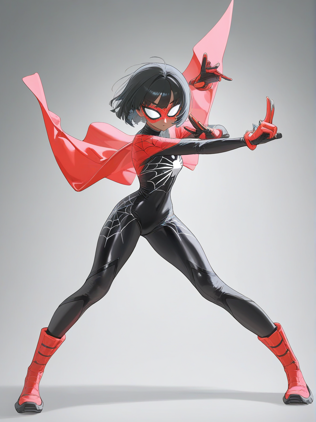 Девушка паук [vibrant-anime-style]