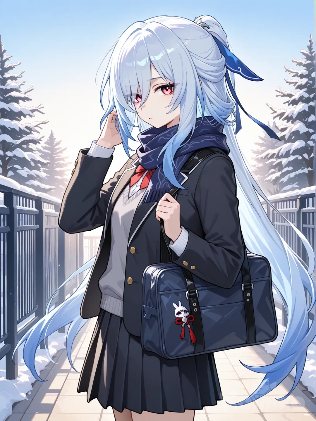 Jingliu on her way to school