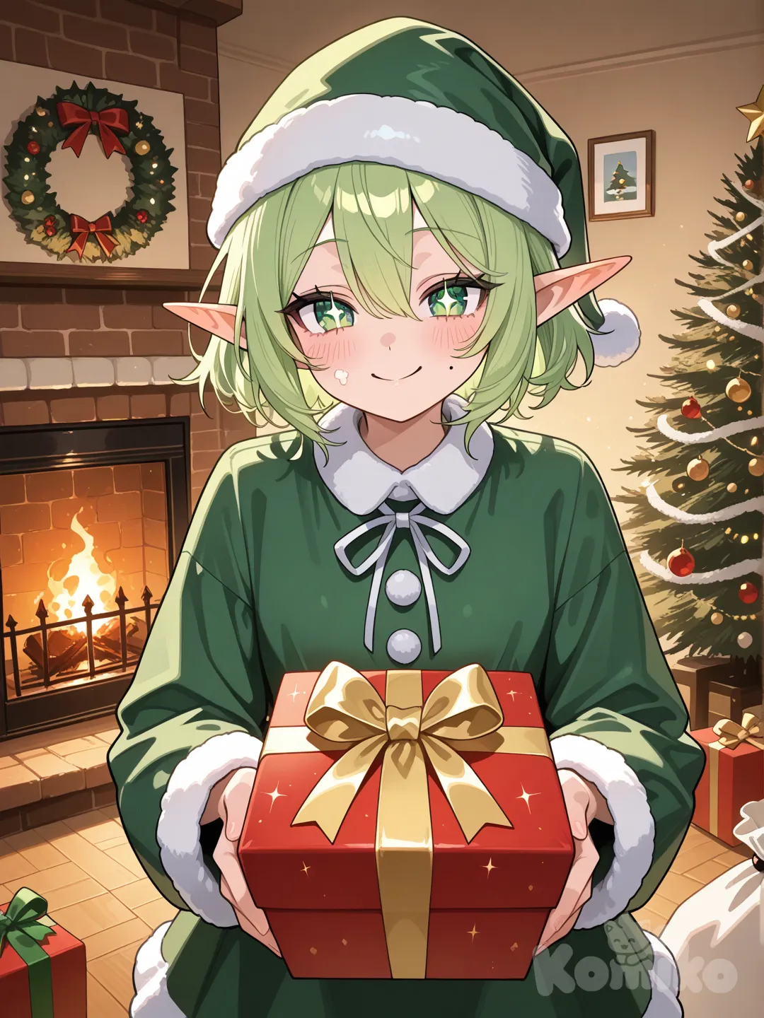 Cute Christmas elve