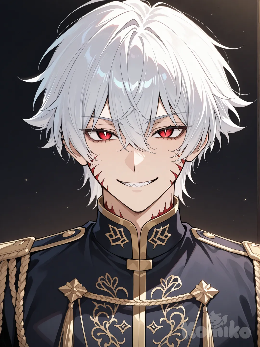 anime boy, handsome character, anime art style