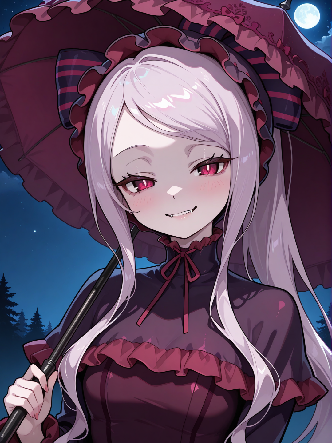 Shalltear Bloodfallen eyes her next victim