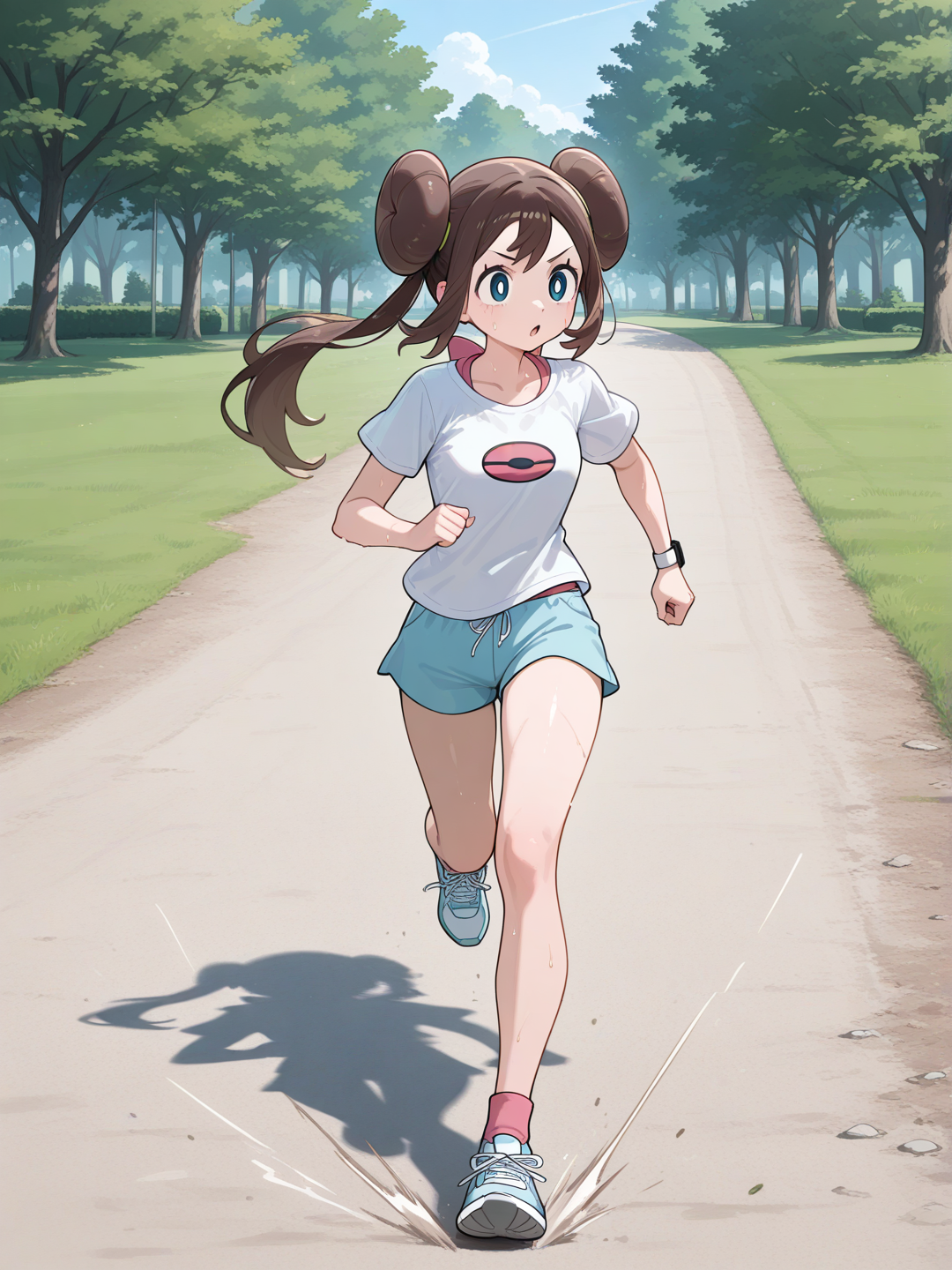 Jogging with Rosa
