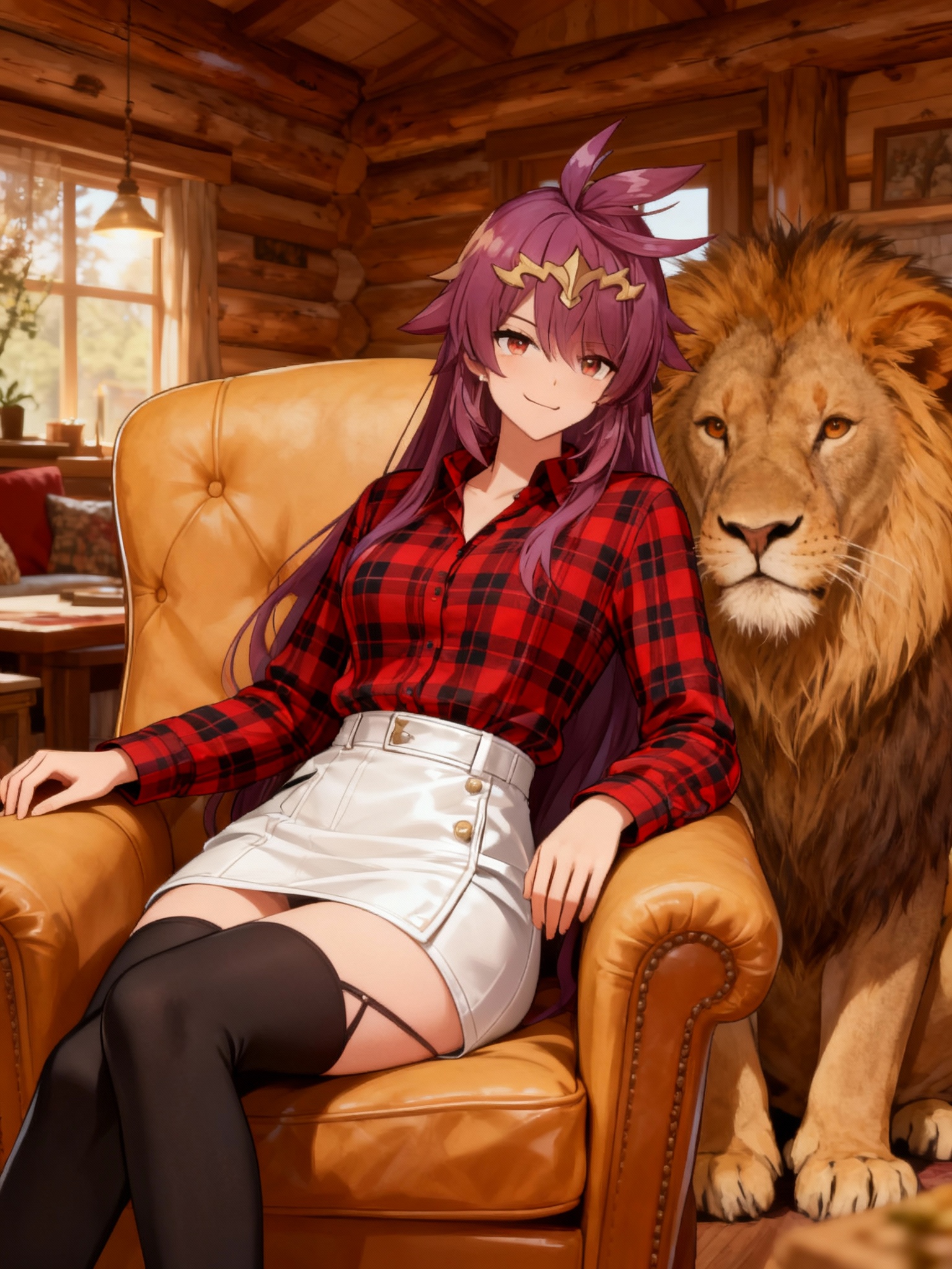 Lionheart Cermia with a Lion