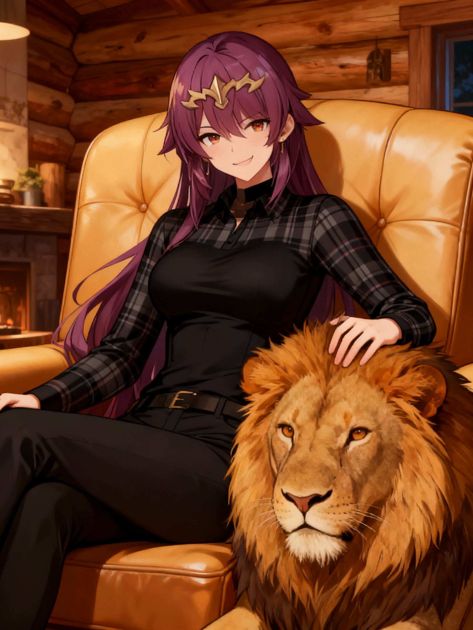 Lionheart Cermia with a Lion (version 2)