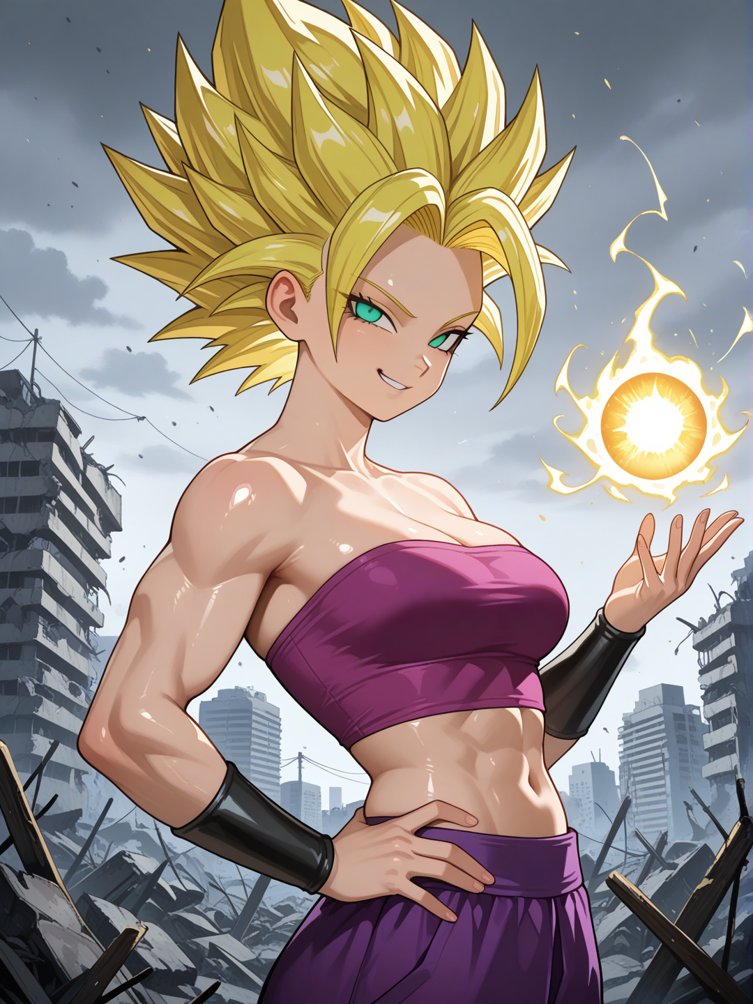 Caulifla, Confident Female Saiyan