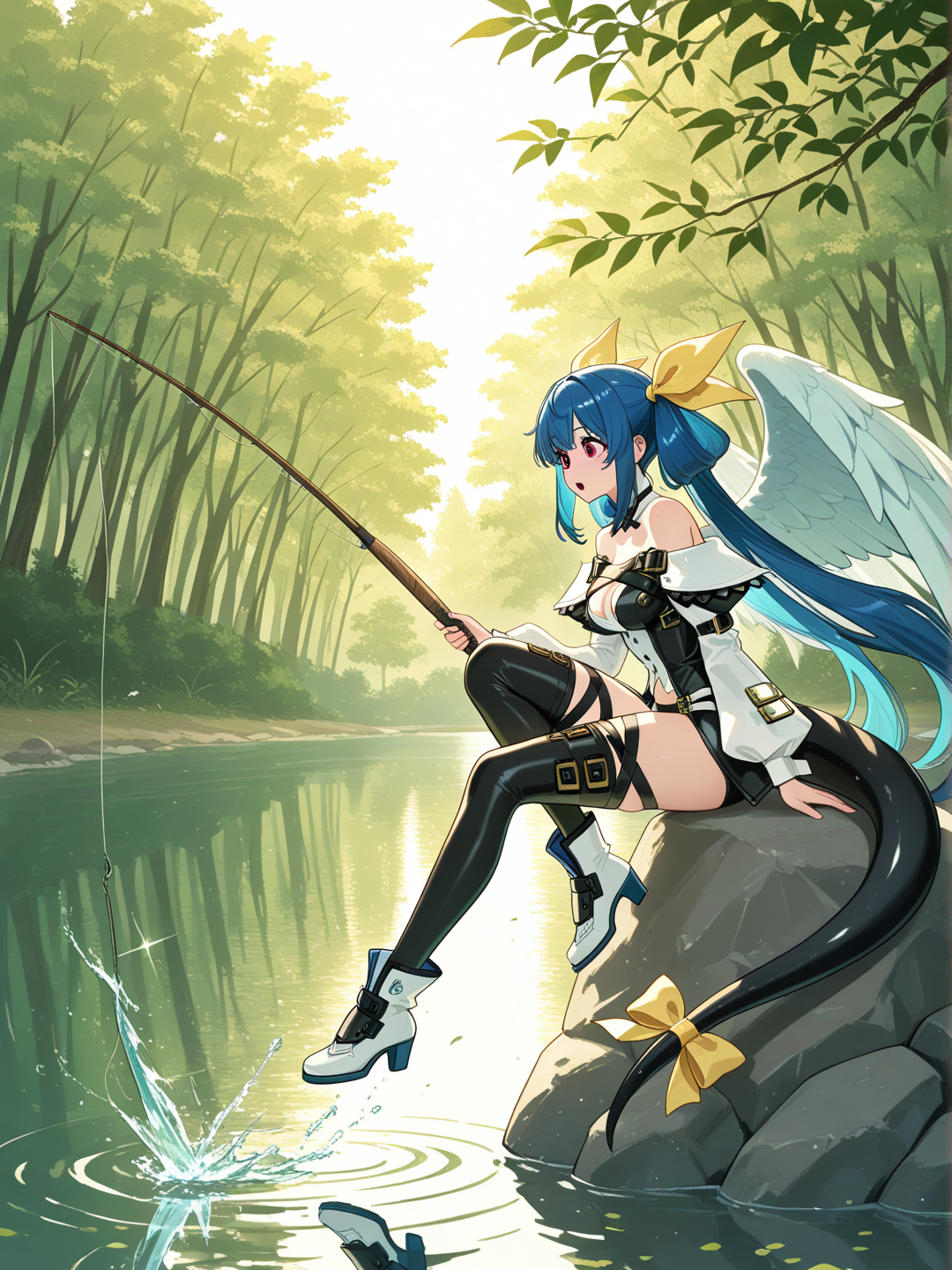 Dizzy, gone fishing