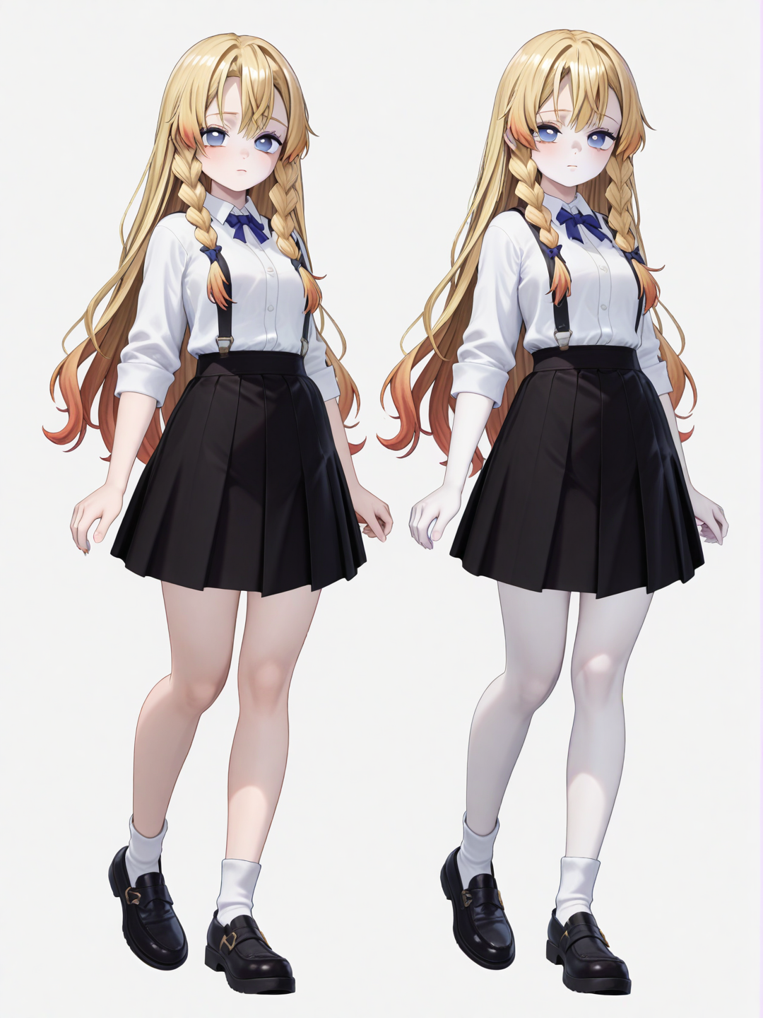 Casey with her twin sister stasey