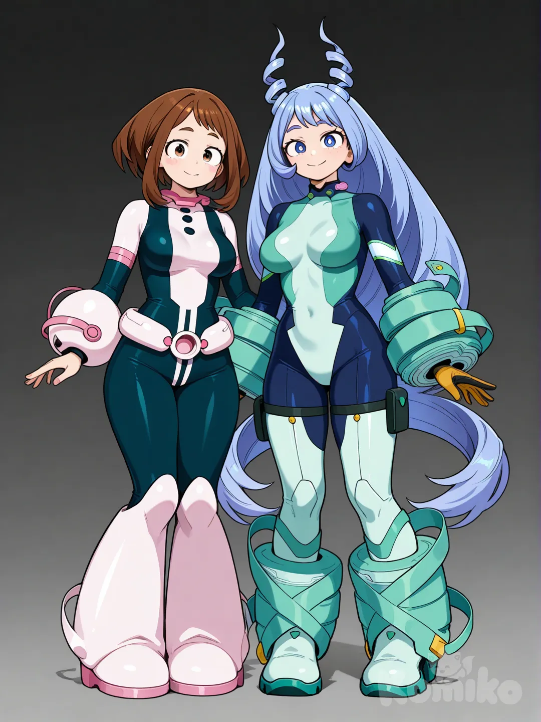 @Uraraka_Ochako,Hadou Nejire hero suit,full body