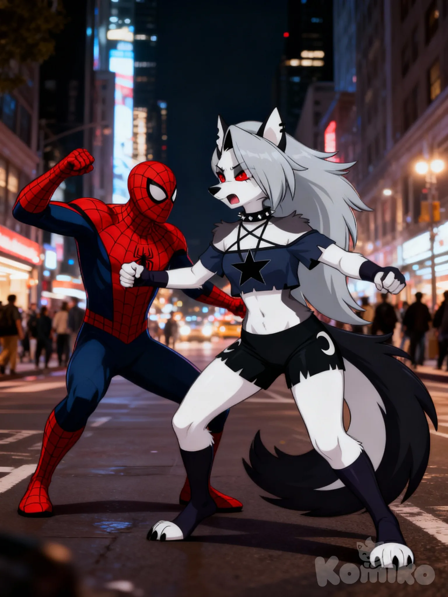 Homem aranha vs loona