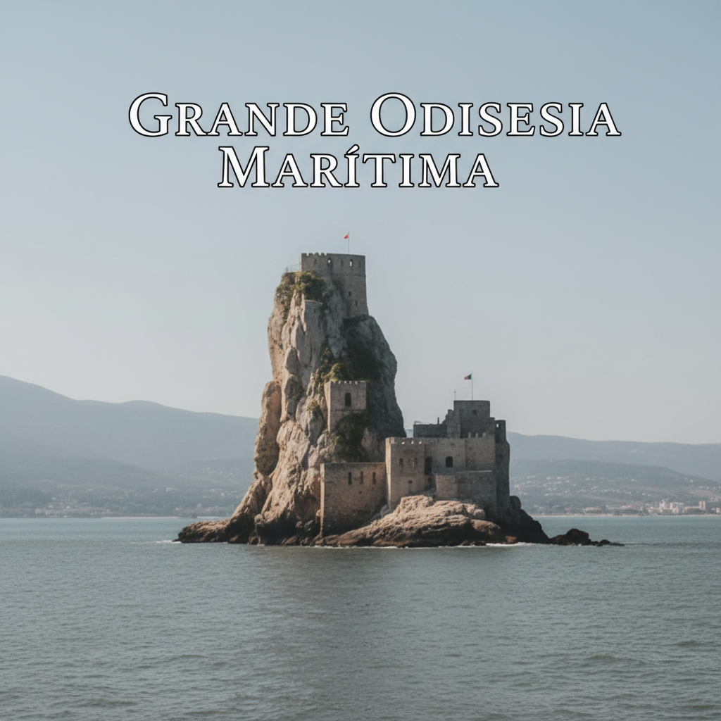 Primeiro quadradinho: Mapa antigo da Eurásia. A Rota da Seda é desenhada de forma clara, ligando a China ao Mediterrâneo e passando por cidades importantes como Xian, Samarcanda, Teerã, Istambul, Veneza e outros locais históricos. Cores destacam a rota no mapa, com caravanas e mercadores ilustrados sobre o caminho terrestre.
Segundo quadradinho: Cena na corte portuguesa. Vasco da Gama, trajando roupas de navegador do final do século XV, conversa respeitosamente com o Rei de Portugal sentado em trono. Um pergaminho aberto entre eles indica o pedido oficial para navegar até a Índia pelo mar.
Terceiro quadradinho: Cena colorida da chegada de Vasco da Gama à Índia, com barcos portugueses ancorados em Calecute. O porto está cheio de pessoas, palmeiras, construções típicas indianas e mercadores locais recebendo Vasco e sua tripulação.
Quarto quadradinho: Vasco da Gama mostando ao Rei de Portugal e à corte um mapa mundial com a rota marítima de Portugal até a Índia claramente marcada. Na mesa ou nas mãos de Vasco, especiarias como canela, açafrão, pimenta e cravo estão expostas, ilustradas de maneira identificável para estudantes. O mapa mostra claramente a viagem de Lisboa, passando pelo Cabo da Boa Esperança até a Índia.