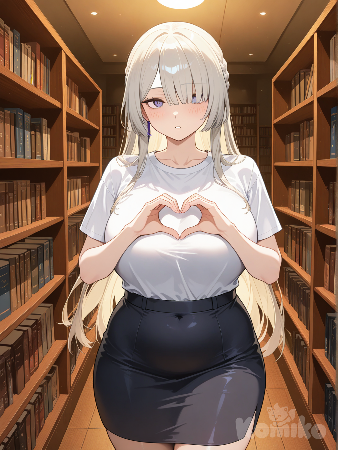 night shift at the library