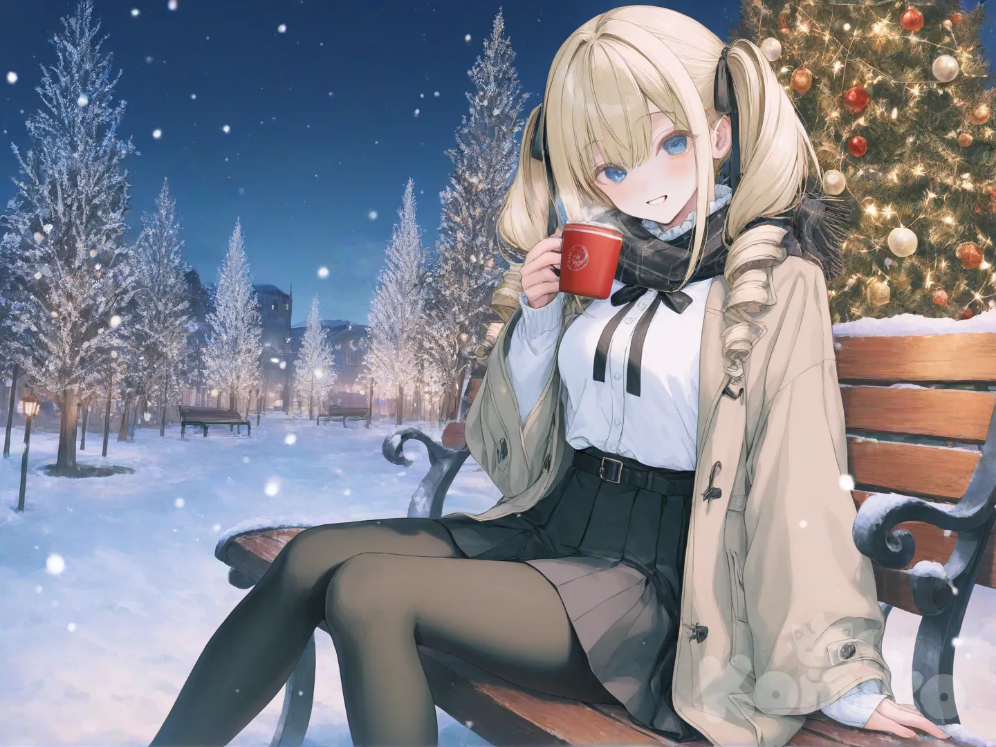 Coco In a winter wonderland