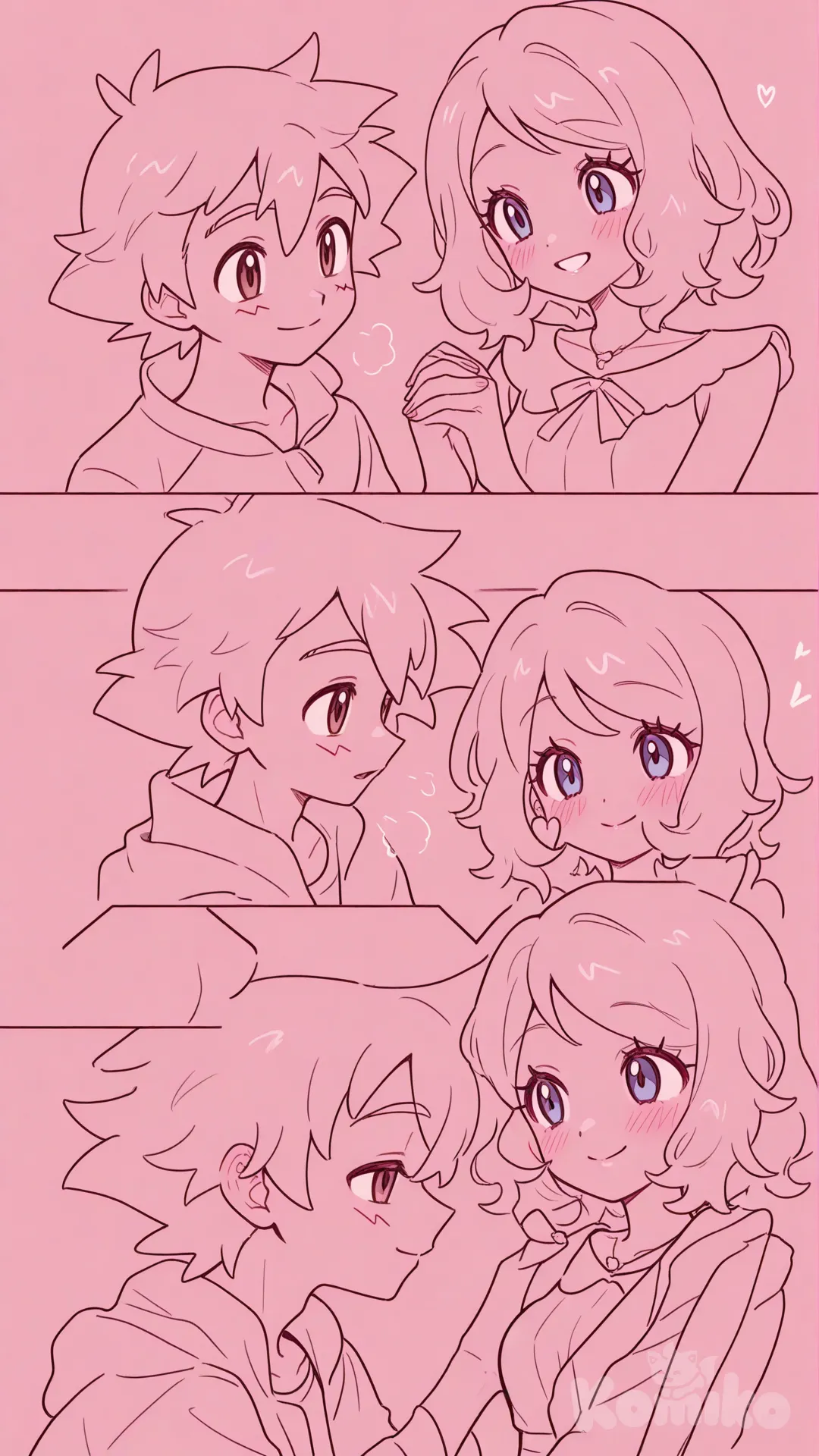 @Serena_(Pokemon) @Ash_Ketchum #ship #date #Kawaii #Waifu