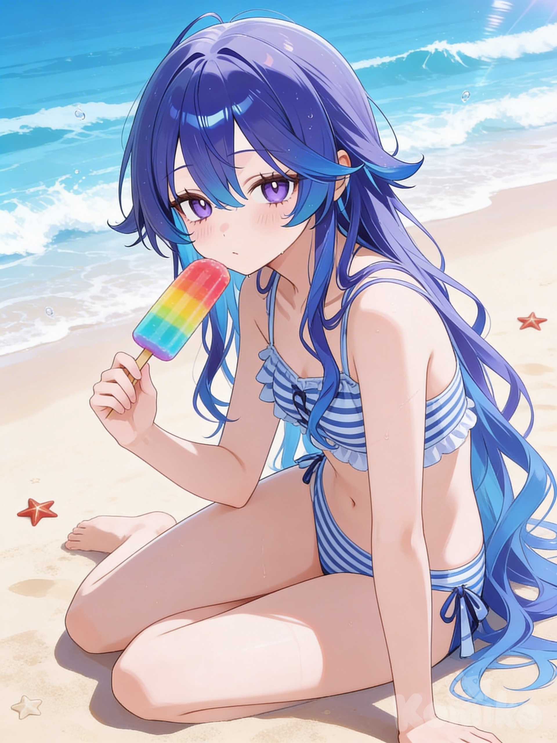 Mizuki enjoying summer