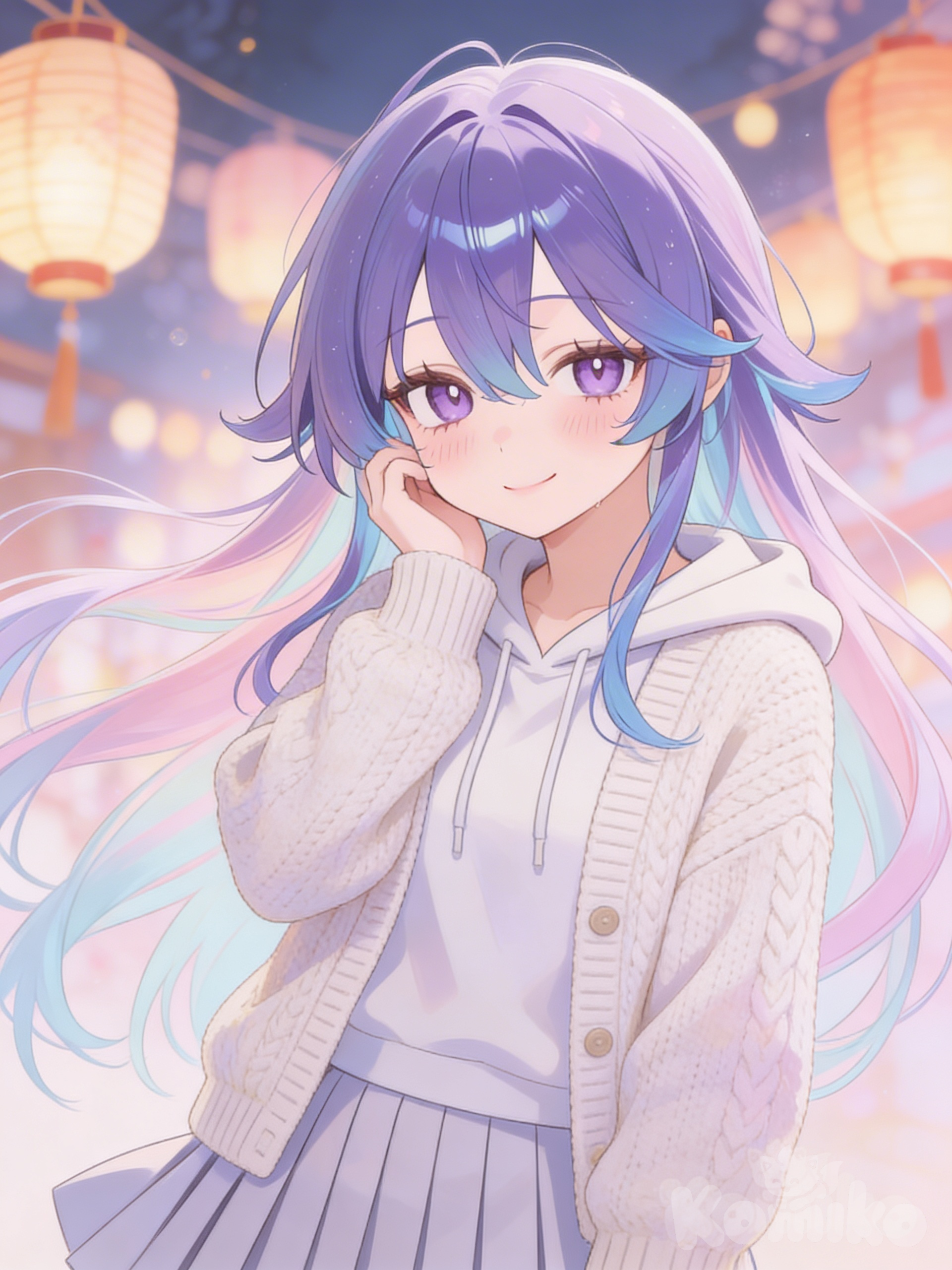 Mizuki at a festival during summer🌸