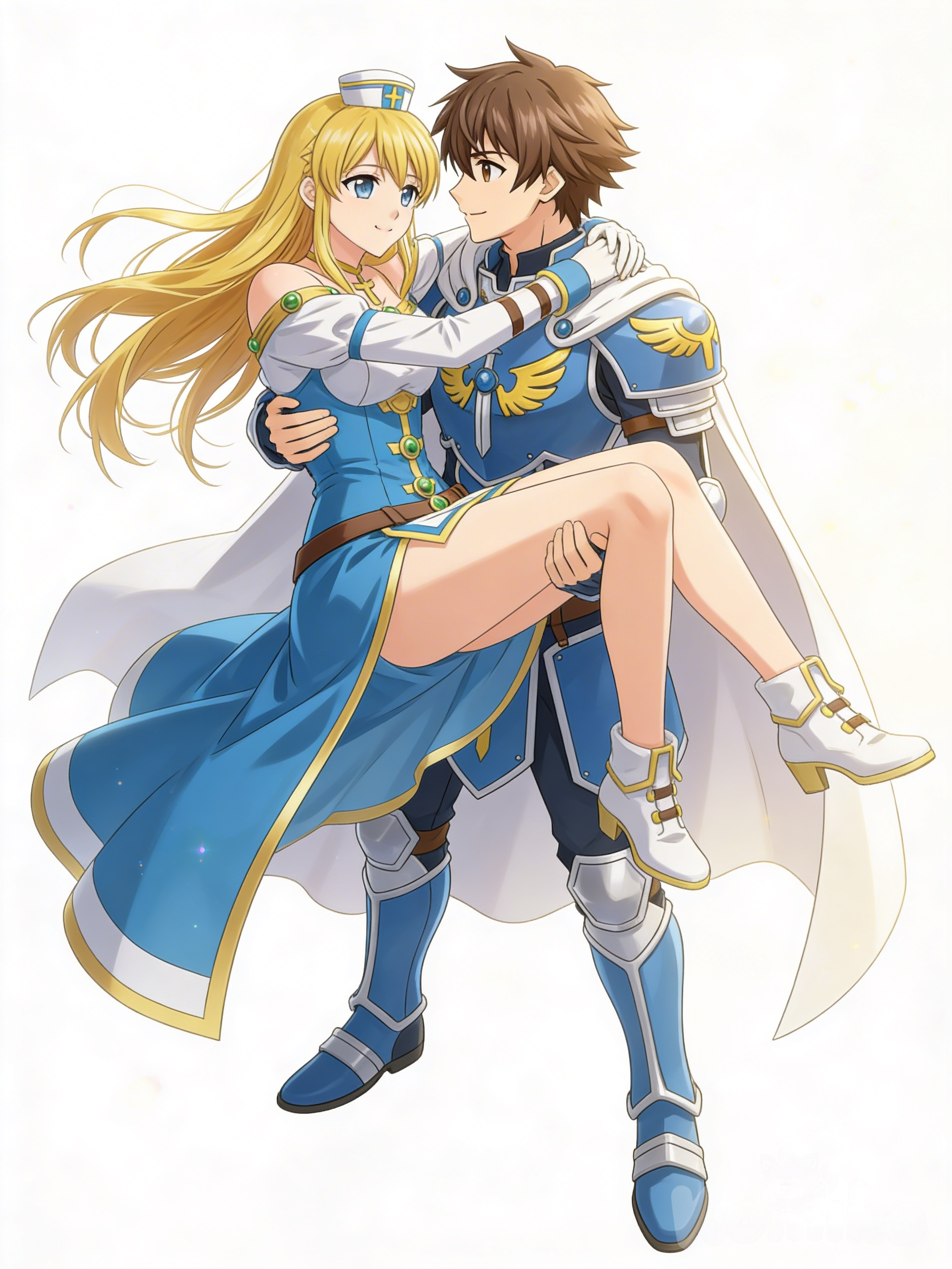 fantasy couple's princess carry