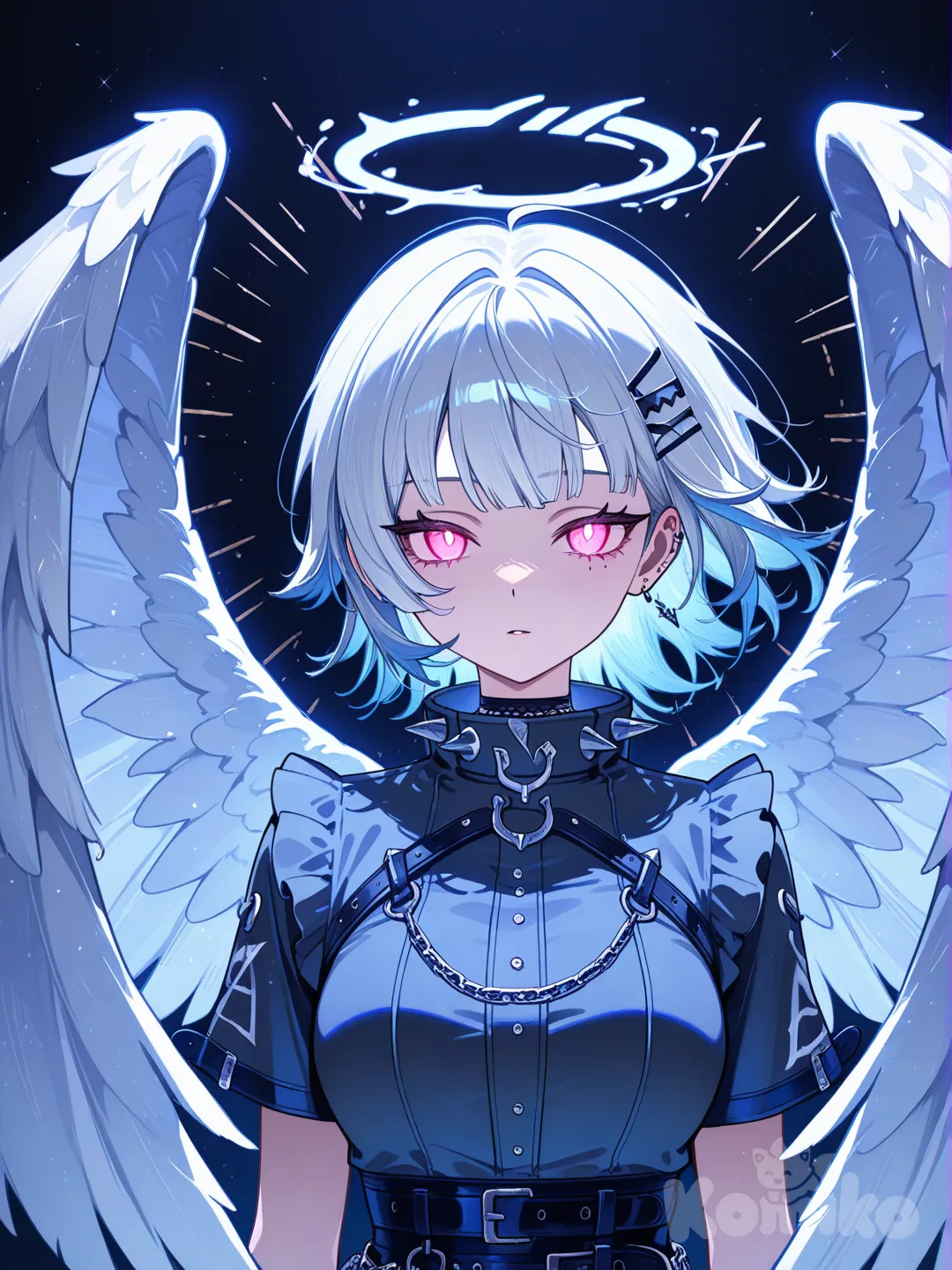 ellen joe, en forma de un ángel Serafín