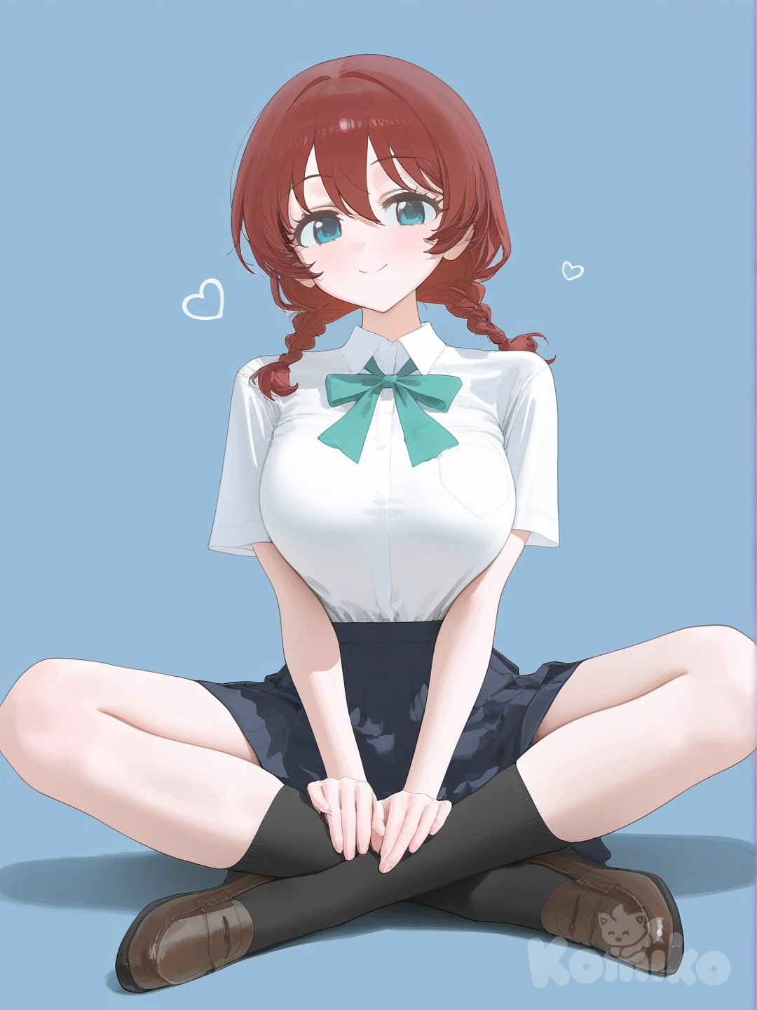 Emma Verde Sitting in the ground 