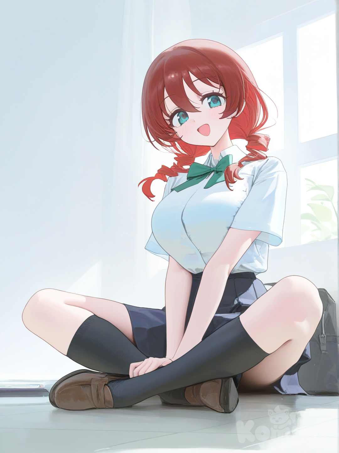 Emma Verde Sitting in the Ground 