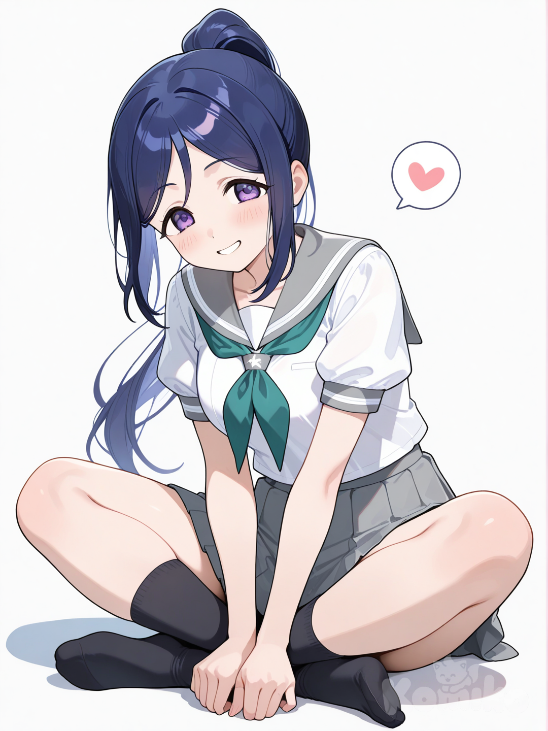 Matsuura Kanan, White Background 