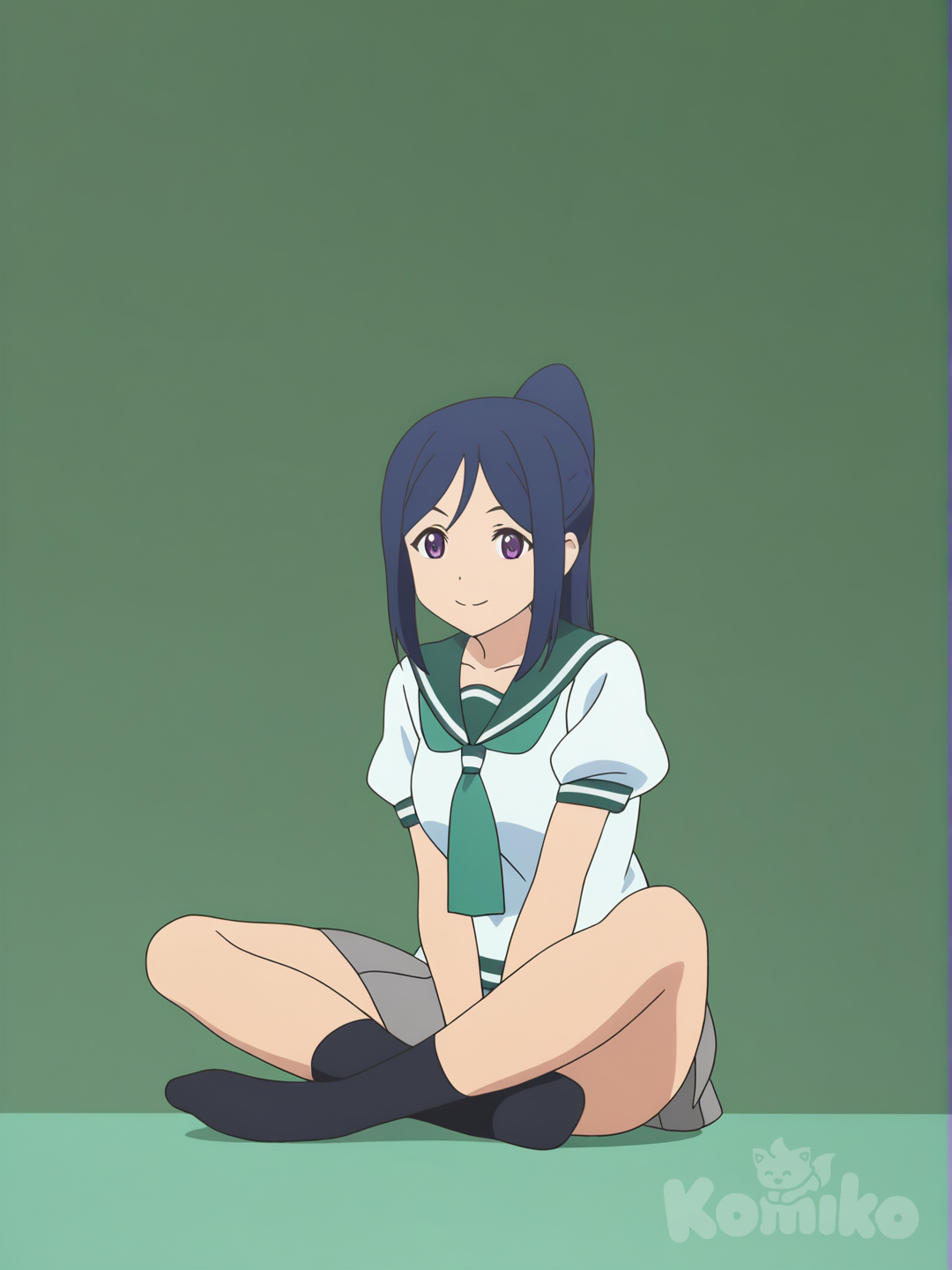 Matsuura Kanan, Sitting, Indian Style