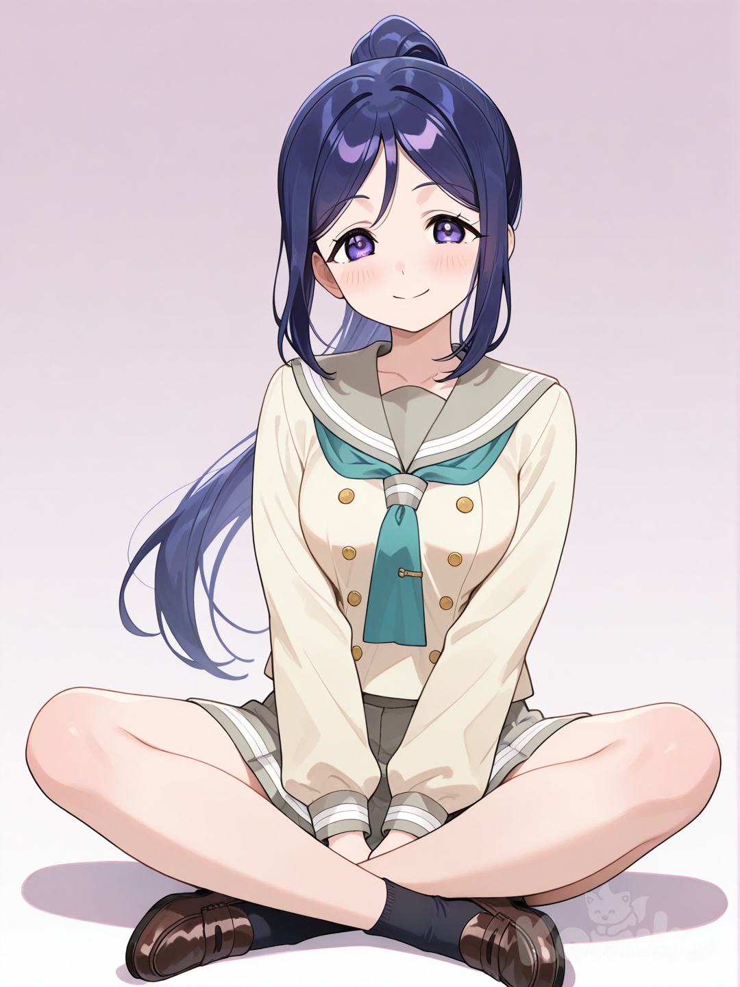 Matsuura Kanan, School Uniform, Indian style,