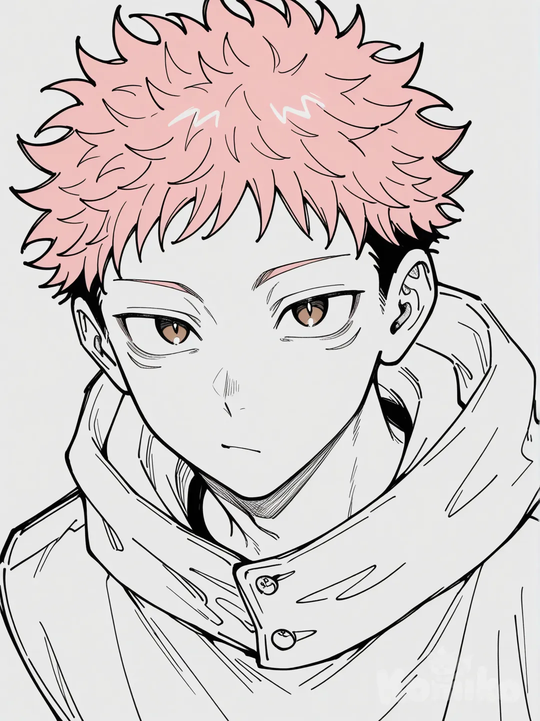 itadori yuuji, mangá version