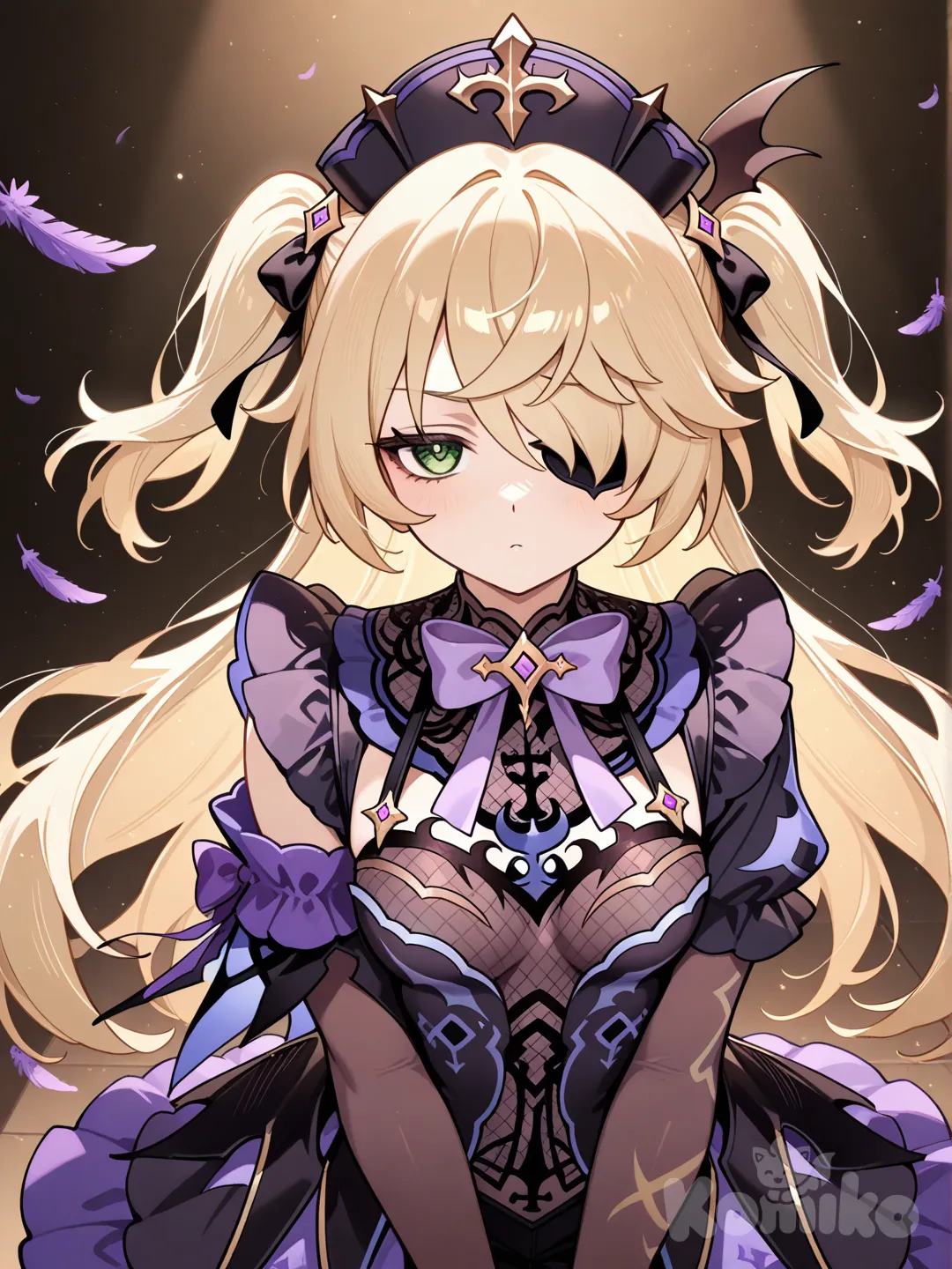 1boy, @Fischl_(Genshin_Impact)